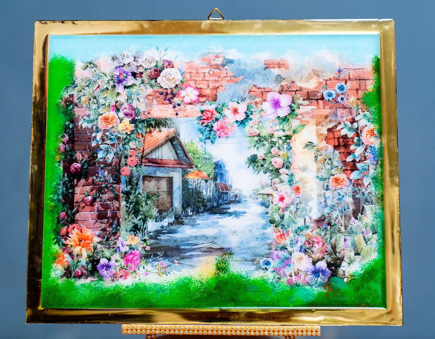 Decoupage Wall Hanging for Home & Office Decor | Size (10 x 12) | MDF Material