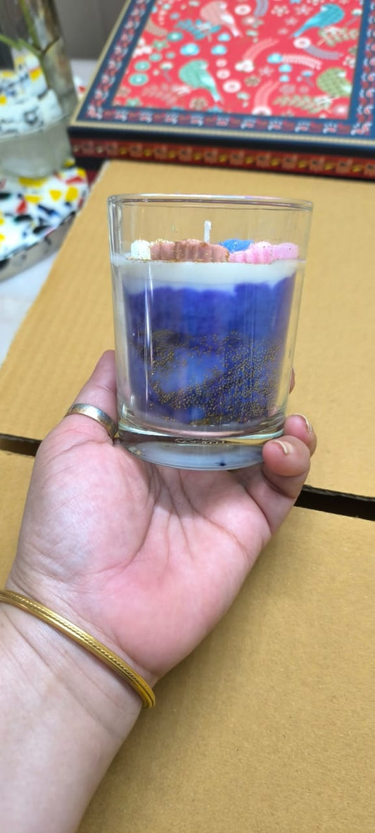 Waves short candle